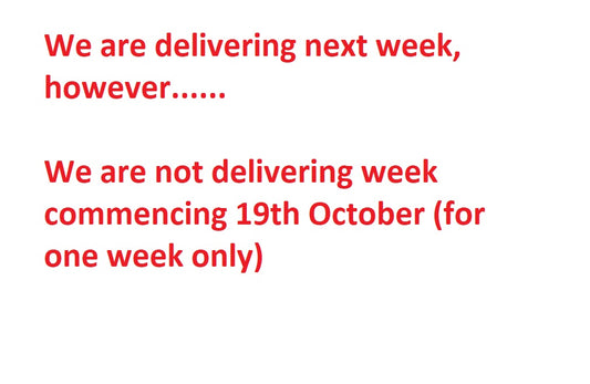 Taking a Week Off From Delivery